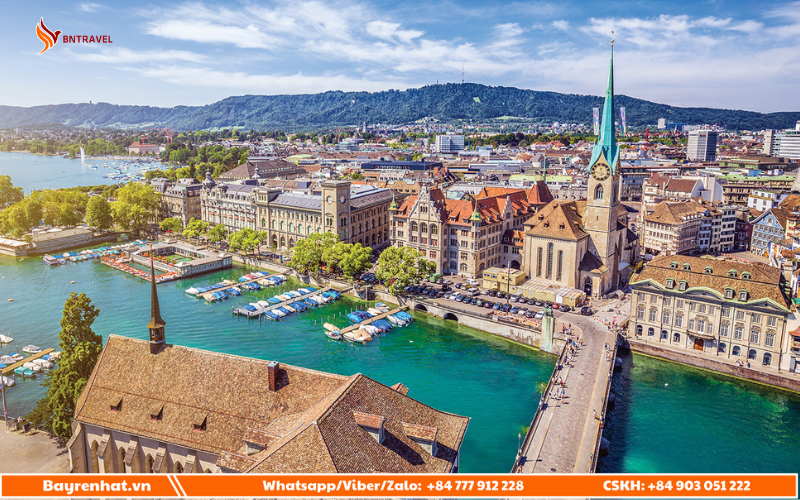 Vé máy bay đi Zurich khởi hành từ TP. Hồ Chí Minh (SGN- ZRH)